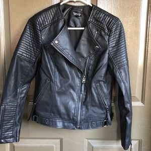 Topshop leather jacket